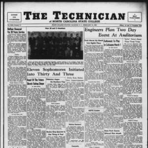 Technician, Vol. 30 No. 17, February 10, 1950