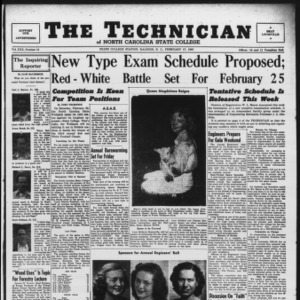 Technician, Vol. 30 No. 18, February 17, 1950
