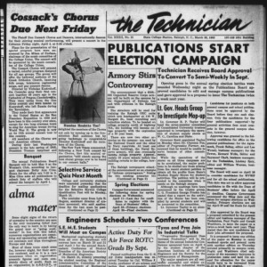 Technician, Vol. 32 No. 21, March 28, 1952