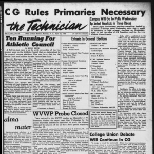 Technician, Vol. 32 No. 24, April 18, 1952
