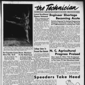 Technician, Vol. 33 No. 14, January 30, 1953