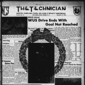 Technician, Vol. 41 No. 14 [Vol. 37 No. 14], December 13, 1956