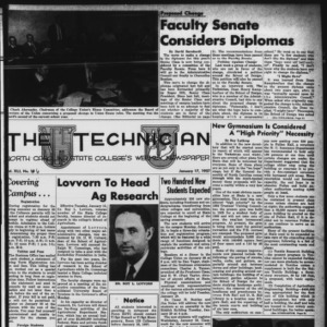 Technician, Vol. 41 No. 16 [Vol. 37 No. 16], January 17, 1957