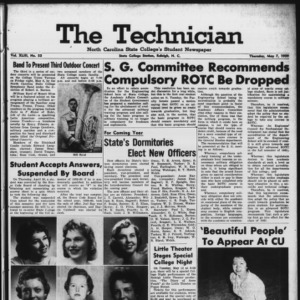 Technician, Vol. 43 No. 53 [Vol. 39 No. 53], May 7, 1959