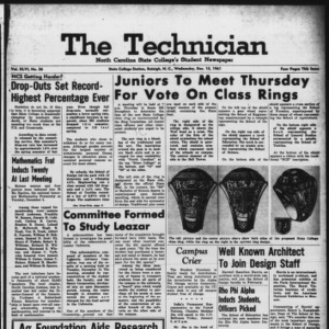 Technician, Vol. 46 No. 36 [Vol. 42 No. 36], December 13, 1961