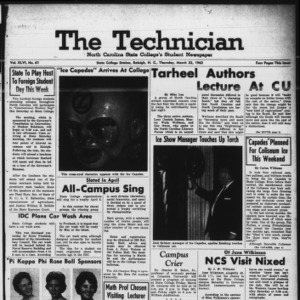 Technician, Vol. 46 No. 61 [Vol. 42 No. 61], March 22, 1962