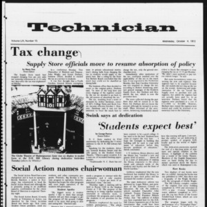 Technician, Vol. 53 No. 15, October 4, 1972