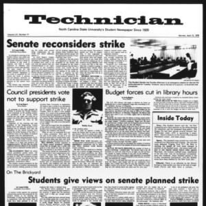 Technician, Vol. 56 No. 77, April 12, 1976