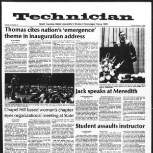Technician, Vol. 57 No. 19, October 11, 1976