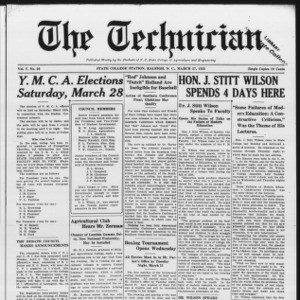 Technician, Vol. 5 No. 26, March 27, 1925