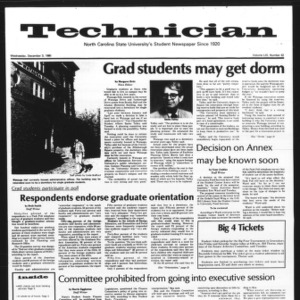 Technician, Vol. 61 No. 42, December 3, 1980