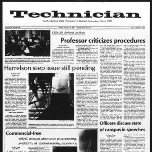 Technician, Vol. 61 No. 58, February 13, 1981