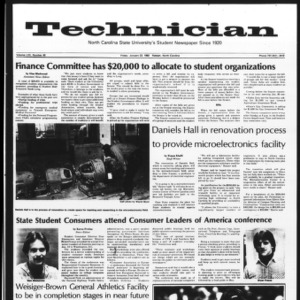 Technician, Vol. 62 No. 49, January 22, 1982