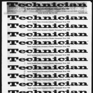 Technician, Vol. 62 No. 87 [88], May 26, 1982