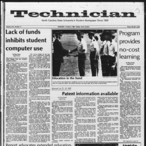 Technician, Vol. 64 No. 17, October 6, 1982
