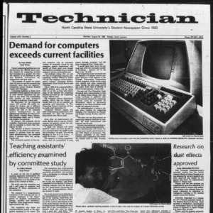 Technician, Vol. 64 No. 2, August 30, 1982
