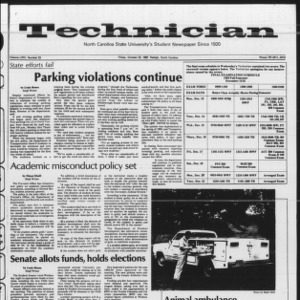 Technician, Vol. 64 No. 23, October 22, 1982