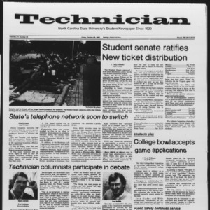 Technician, Vol. 65 No. 26, October 28, 1983