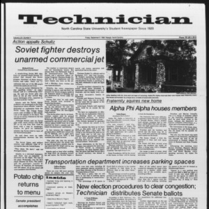 Technician, Vol. 65 No. 4, September 2, 1983