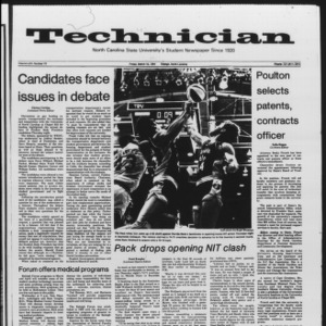 Technician, Vol. 65 No. 70, March 16, 1984