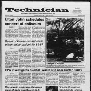 Technician, Vol. 66 No. 25, October 24, 1984