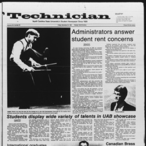 Technician, Vol. 66 No. 40, November 30, 1984
