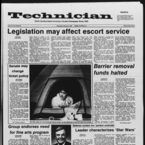 Technician, Vol. 67 No. 54 [53], February 5, 1986