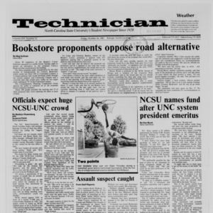 Technician, Vol. 69 No. 22, October 16, 1987