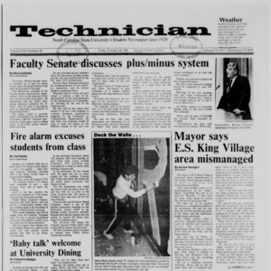 Technician, Vol. 69 No. 28, October 30, 1987