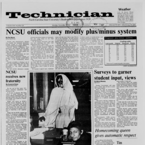 Technician, Vol. 69 No. 29, November 2, 1987