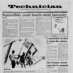 Technician, Vol. 69 No. 78 [79], April 20, 1988