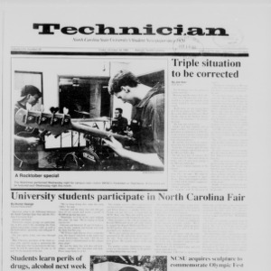 Technician, Vol. 70 No. 20, October 14, 1988