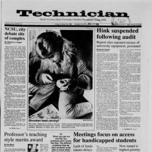 Technician, Vol. 70 No. 25, October 28, 1988
