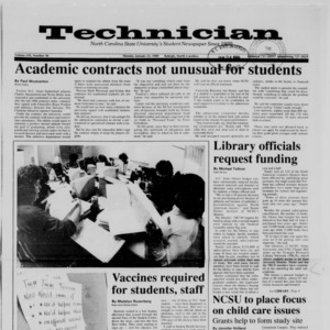 Technician, Vol. 70 No. 48, January 21, 1989