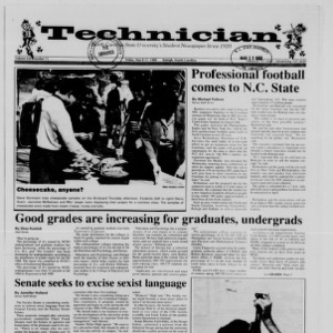 Technician, Vol. 70 No. 71 [68], March 17, 1989