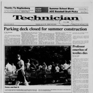 Technician, Vol. 71 No. 92 [93], June 20, 1990