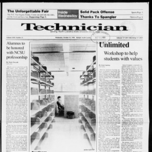 Technician, Vol. 72 No. 21, October 10, 1990