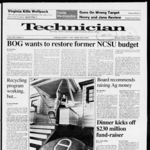 Technician, Vol. 72 No. 23, October 17, 1990