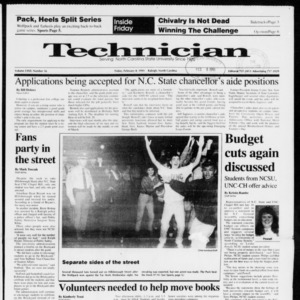 Technician, Vol. 72 No. 56, February 8, 1991