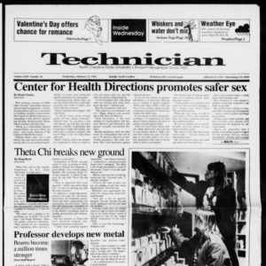 Technician, Vol. 72 No. 58, February 12, 1992