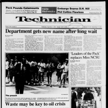 Technician, Vol. 72 No. 6, September 5, 1990