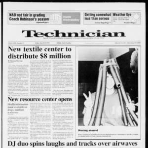 Technician, Vol. 72 No. 71, March 20, 1992