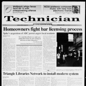 Technician, Vol. 73 No. 27, October 14, 1992