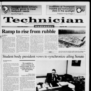 Technician, Vol. 73 No. 4, August 26, 1992