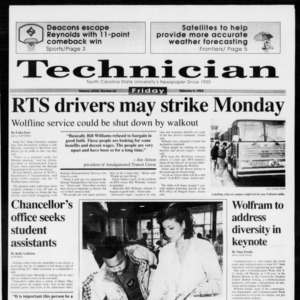Technician, Vol. 73 No. 64, February 5, 1993