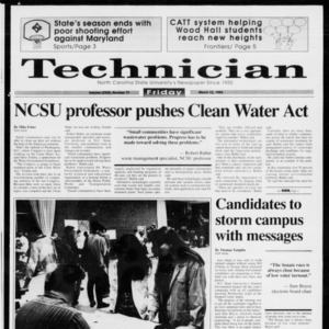 Technician, Vol. 73 No. 77, March 12, 1993