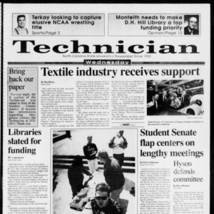 Technician, Vol. 73 No. 79, March 17, 1993