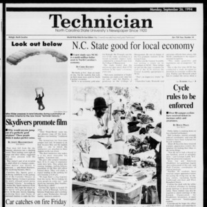 Technician, Vol. 75 No. 14, September 26, 1994