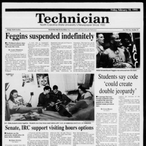 Technician, Vol. 75 No. 57, February 10, 1995