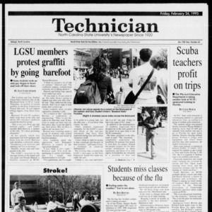 Technician, Vol. 75 No. 63, February 24, 1995